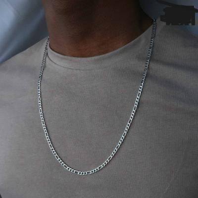 China Hiphop Fashion Jewelry Necklace Stainless Steel Classic Personalized Male Necklace Long Chain for sale