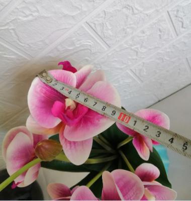 China 2021 American Hot-selling Orchid Bouquet Real Touch Item AMAZONE EBAY Style Artificial Flower 9 Heads Plastic With PE Foam Leaves for sale