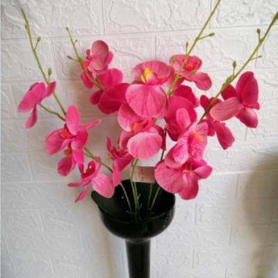 China Minimalist Wholesale Competitive Price Large Size Artificial Silk Flower Orchid Bouquet With PE Foam Sheets For Home Decoration for sale