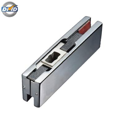 China DMD010 Modern Hot Sale Kitchen Glass Door Clip Accessories Hinge Bottom Flange Fix Bottom Fixture for sale