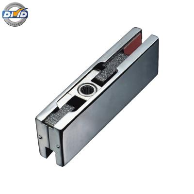 China Modern DMD020 hot sale glass door clamp 316/304/201 stainless steel iron clip upper patch fitting for sale