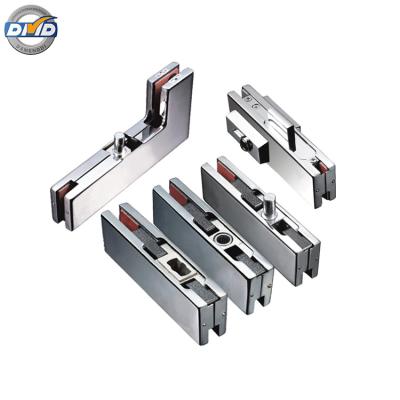 China Factory Direct Sale 8mm-15mm DMD Door Clip Frameless Glass Patch Fixture Modern Bathroom Hinge Flange for sale