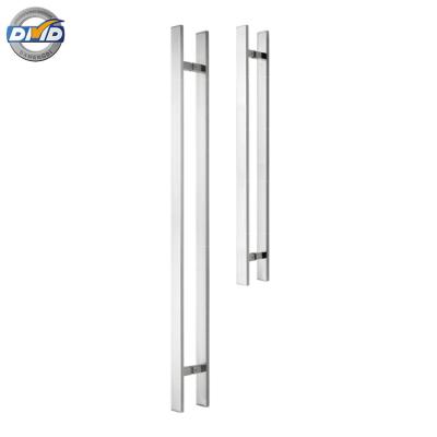 China DMD104S Stainless Steel Modern Custom Exterior Barn Pull Handle Long Glass Cabinet Door Handles for sale