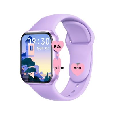 China 2021 New Arrivals Touch Screen M36 Plus Smart Watch Max IWO Watch 6 SportWatch Call Gaming Health Monitor Men Women Smart Watches for sale