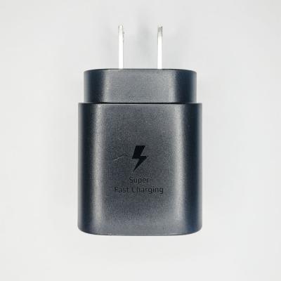 China Accessories 25W USB High Speed ​​Asymmetric Mobile Phone Wall Charger Mobile Phone Fast Charger For Samsung for sale