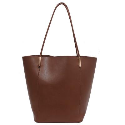 China High Quality Oversized Women PU Bucket Bag Soft Leather Designer Hobo Shoulder Bags Tote Purses Handbags Set With Clutch Purses for sale