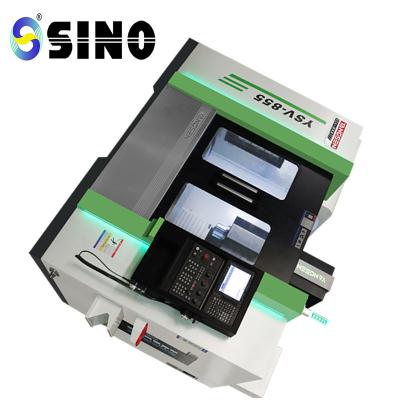 China SINO CNC draaibank met een breedte van 550 mm heeft hoge precisie en werkt verticaal Te koop