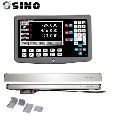 China Complete Set SINO 3 Axis Dro Digital Readout Metal Case KA-300 Linear Glass Scale For Lathe Milling Machine for sale