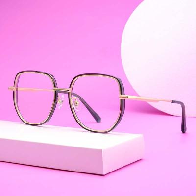 China Ultra light / comfortable to use china wholesale optical glasses frame optical eyeglass frame made of ultralight and TR90 titanium for sale