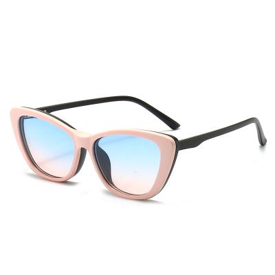 China Fashion sunglasses / cut eye made in china OEM clip on sunglasses factory supply 5 in 1 polarized magnetic eyeglass frames clip on sunglass for sale