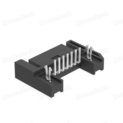 China Delentech SATA7P PCB Connector Male Reverse Right Angle Connector for sale