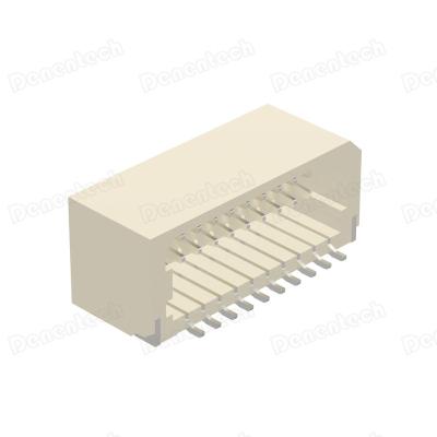 China Denench 1.0mm PCB Wafer Dual Row SMT Right Angle Connector for sale