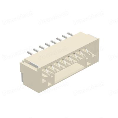 China Right Angle SMT Wafer Header PCB Denentech 1.25mm Pitch Wafer GH Type Single Row Connector for sale