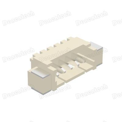 China Right Angle SMT MX Type Wafer Header PCB Denentech 1.25mm Single Row Connector for sale