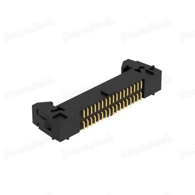 China Delentech 1.27mm PCB Ejector Header H11.30 Dual Row SMD Connector for sale