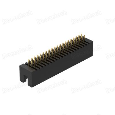 China PA6T Desentech 1.27mm Box Header H5.70W5.60 Double Row Straight Connector for sale