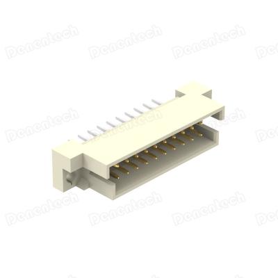 China Delentech DIN41612 PCB Double Row Male Straight PCB Connector for sale