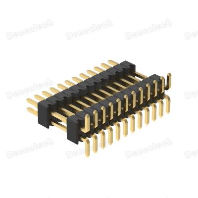 China Delentech 1.27mm PCB Pitch Row Board Dual SMD Pin Header Connector Spacer for sale