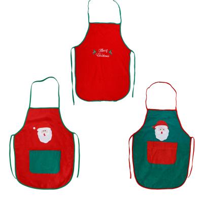 China Custom Wholesale Christmas New Products Nonwoven Textiles Apron Adult Kitchen Christmas Promotion Apron Manufacturers for sale