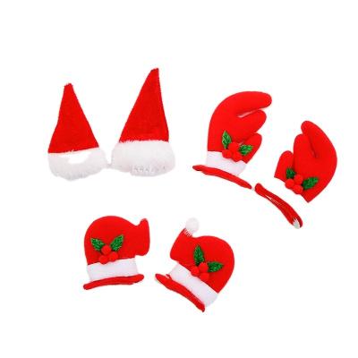 China Newest Fabric Christmas Hair Accessories Ornaments Christmas Decoration Supplies for sale