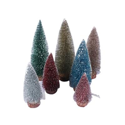 China Christamas Decoration Multi-size Customization Christmas Decorations Gold Dust Branches Christmas Trees for sale