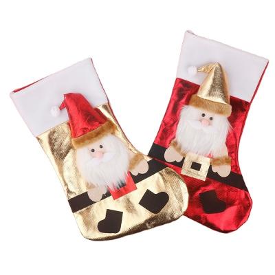 China Hot Selling Cheap Nonwoven Fabric Christmas Gift Bags Durable Cheap Christmas Stocking Christmas Stocking for sale