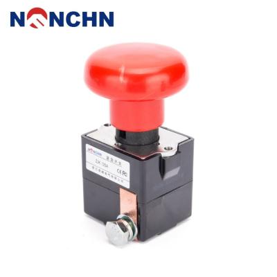 China Red Standby Switch NANFENG Stop Emergency 125A Rated IP50 Waterproof Switch 12V for sale