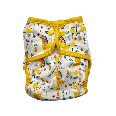 China Printed Organic Reusable Cloth Baby Cloth Diaper Custom Made From China Diaper for sale