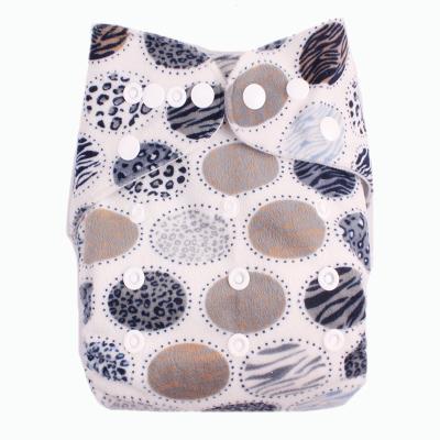 China Custom Printed Cute Cartoon Baby Cloth Washable Reusable Diapers For Sale for sale