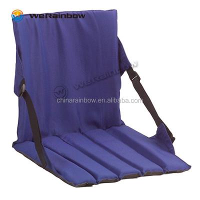 China 100% Polyester Waterproof Foldable Waterproof Stadium Cushion for sale