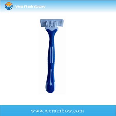 China Disposable Triple Blade Plastic Hotel Super Max Razor Blade for sale