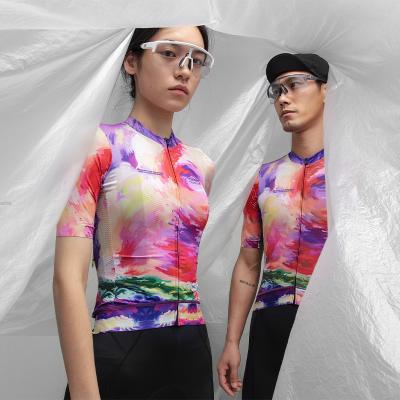 China Daydreaming Seamless Unisex Series - Unisex Gorgeous Cycling Short Sleeve Top Can Be Summer Customized Cycling Clothing for sale