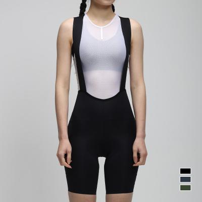 China Breathable Women's Cycling Bib Shorts Drop Protection Multi Pocket OEM Custom Bib Triathlon Cycling Shorts for sale