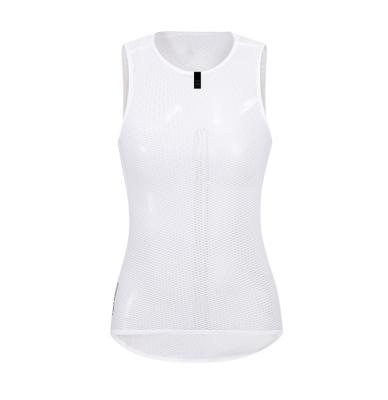 China Breathable Women's Seamless Pressed Rubber Wicking Underwear Sweat OEM Lightweight Knitting Wicking Breathable Cycling Vest For Women for sale