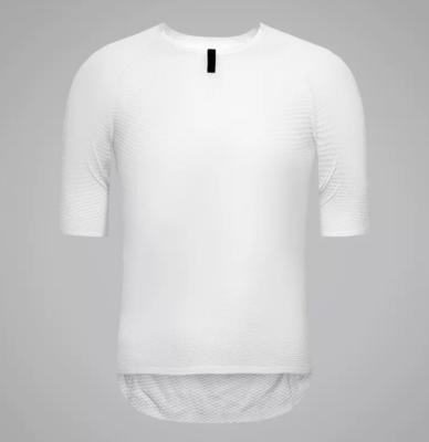 China Men's SS Breathable Underwear Sweat Lightweight Seamless Short-Sleeve OEM Knitting Wicking Cycling Base Layer For Men for sale