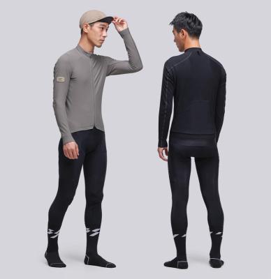 China Men's OEM Thermal Custom Long Sleeve Warmth Jacket Winter Fleece Cycling Jacket for sale