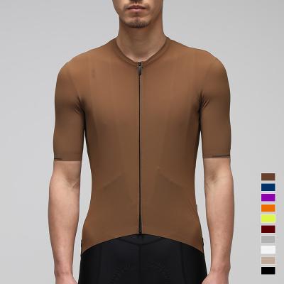 China Seamless Mens Short Sleeve Lightweight Cycling Clothing Top Men Can Customize Summer Cycling Clothing for sale