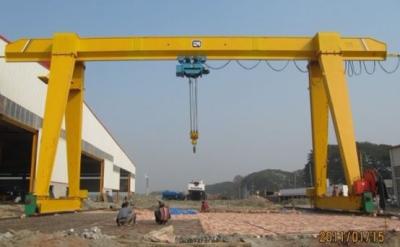 China Movable type single girder gantry crane 10 ton for sale