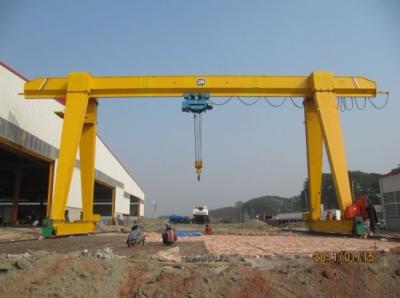 China Movable type single girder gantry crane with 12 months warranty for sale