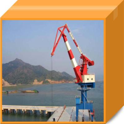 China Pedestal Crane Type Moible Harbour Crane with Good Speed Stability for sale