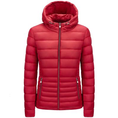 China New Arrival Latest Design Winter Ladies Long Resistance Cold Resistant Cotton Outdoor Nylon Jacket for sale