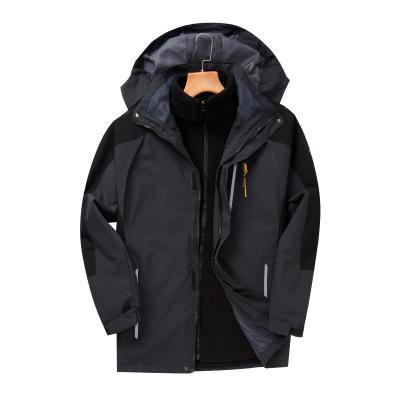 China Two Piece Detachable Ski Fleece Mens Size 3-in-1 Outdoor Jacket Plus Jacket for sale