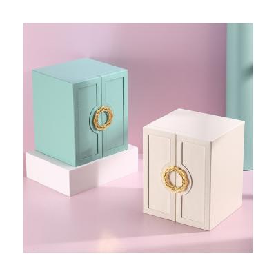 China Practical Jewelry Package Hot Selling Travel Jewelry Storage Box Household Earrings Ending Goods Accept Box for sale