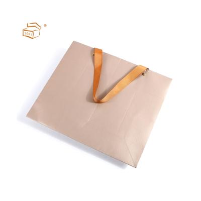 China Wholesale High Quality Cheap Reusable Recycled Materials Wine Bag Kraft Paper Gift Paper Bag Print for sale