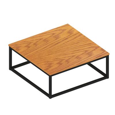 China Easy Installation Modern Wood And Metal Living Room Coffee Table Furniture for sale