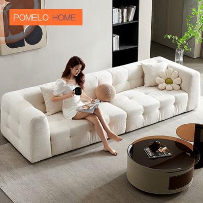 China Adjustable (height) Pomelohome Mario bellini sofa Rh Fabric L Shape Sofa Cover for sale