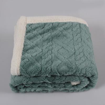 China Anti-pilling 100% high quality custom sherpa blanket jacquard sherpa sherpa mink blanket sherpa blanket for sale