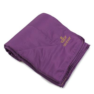 China Factory Custom Aviation Airline Travel Blanket Portable Anti-Static Cloth Blanket Covering Airline Professional PORTABLE for sale