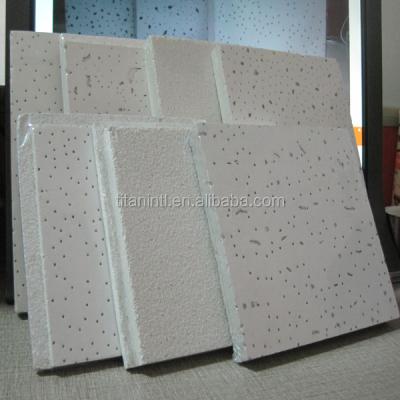 China Slag Wool Ceiling Tile 12mm Fiber Acoustic Suspended Artistic Ceilings Mineral Panel Artistic Ceilings for sale