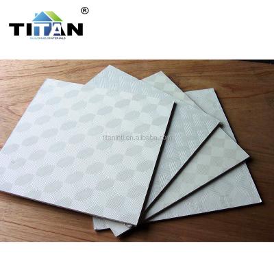 China Artistic Ceilings PVC Laminated PVC Ceiling Film For Gypsum Board With Aluminum Foil Back for sale